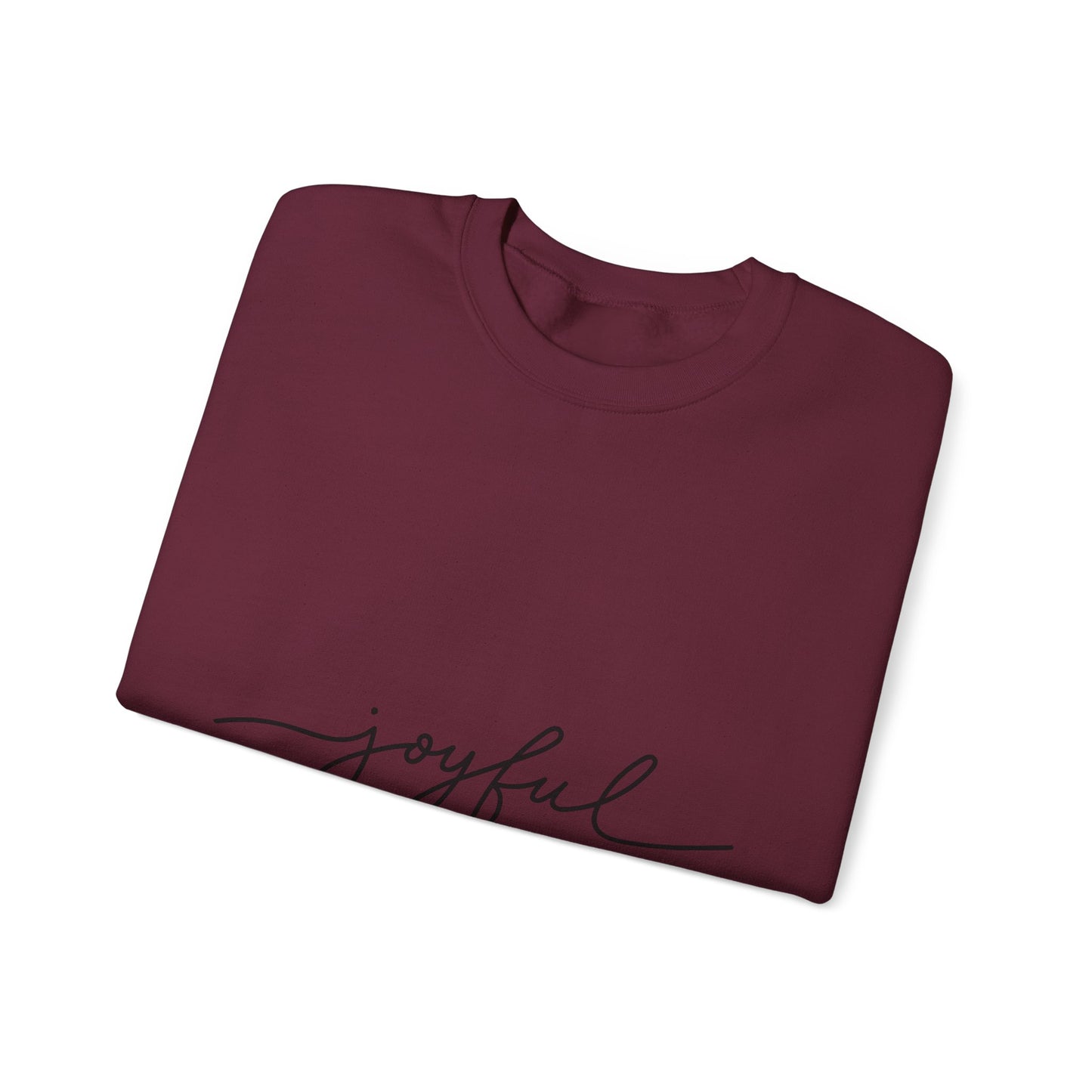 Joyful Unisex Crewneck Sweatshirt - Cozy and Inspirational