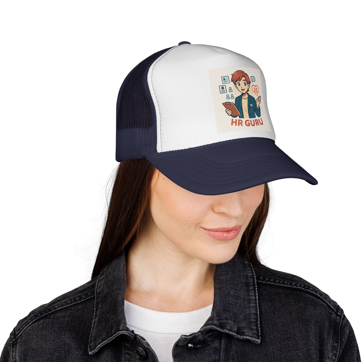 HR Guru Trucker Cap - Fun Hat for HR Professionals, Gift for Recruiters, Casual Wear, Employee Appreciation, Cap for Job Seekers
