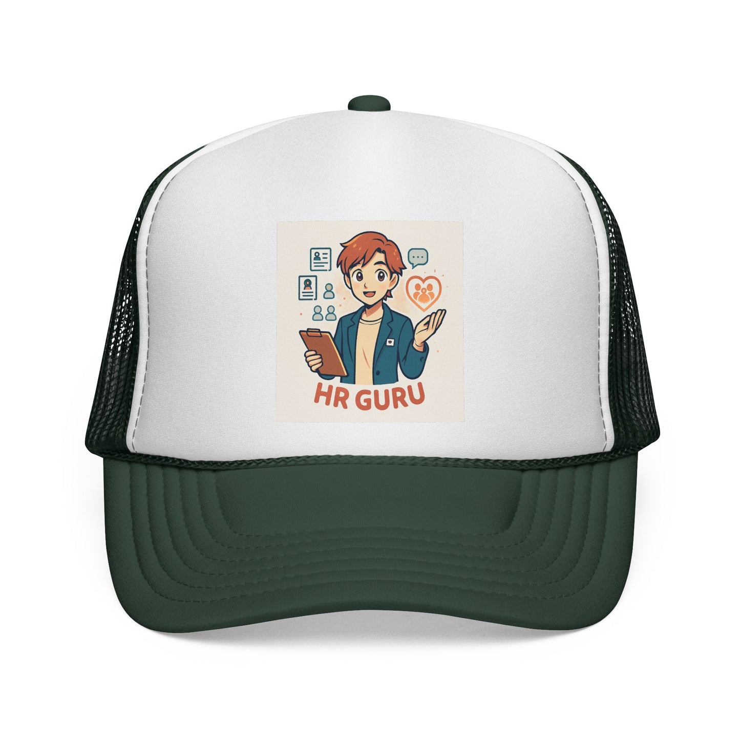HR Guru Trucker Cap - Fun Hat for HR Professionals, Gift for Recruiters, Casual Wear, Employee Appreciation, Cap for Job Seekers