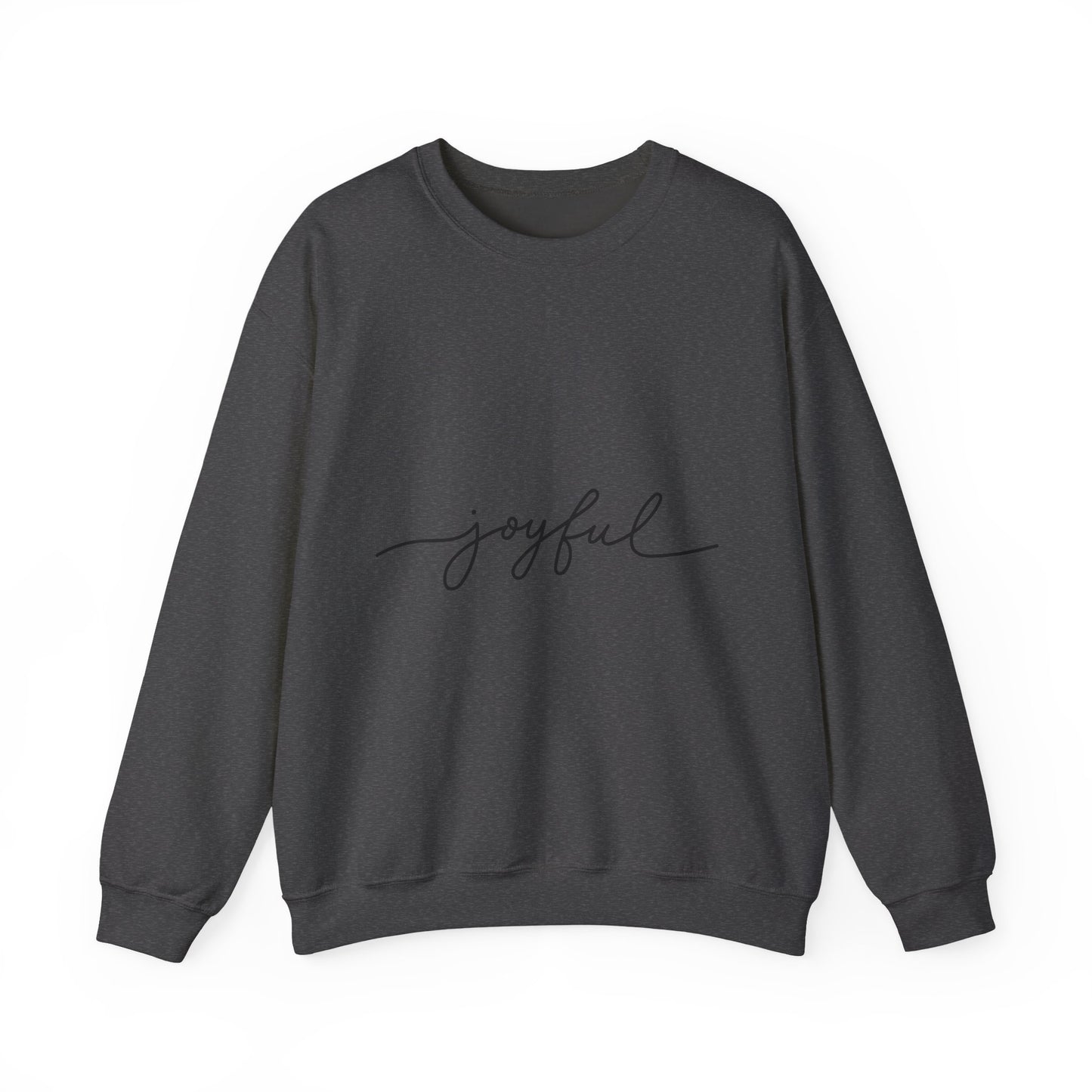 Joyful Unisex Crewneck Sweatshirt - Cozy and Inspirational