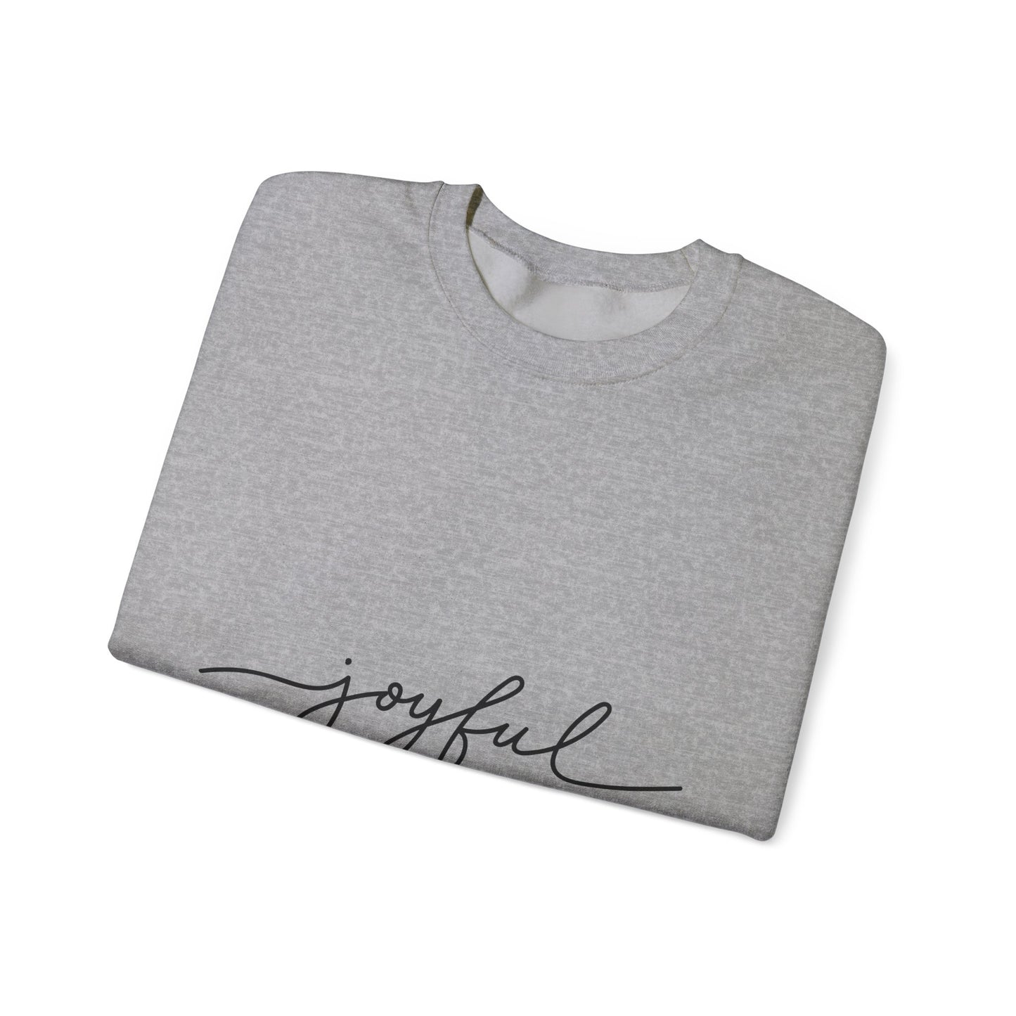 Joyful Unisex Crewneck Sweatshirt - Cozy and Inspirational