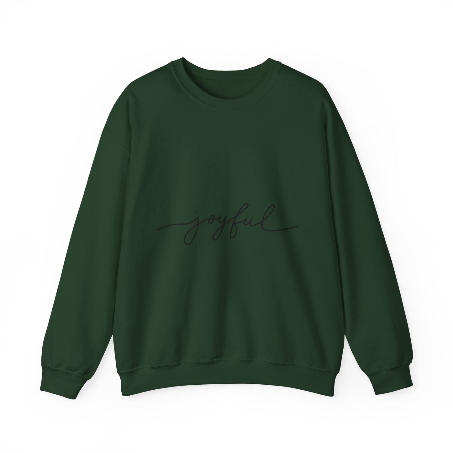 Joyful Unisex Crewneck Sweatshirt - Cozy and Inspirational