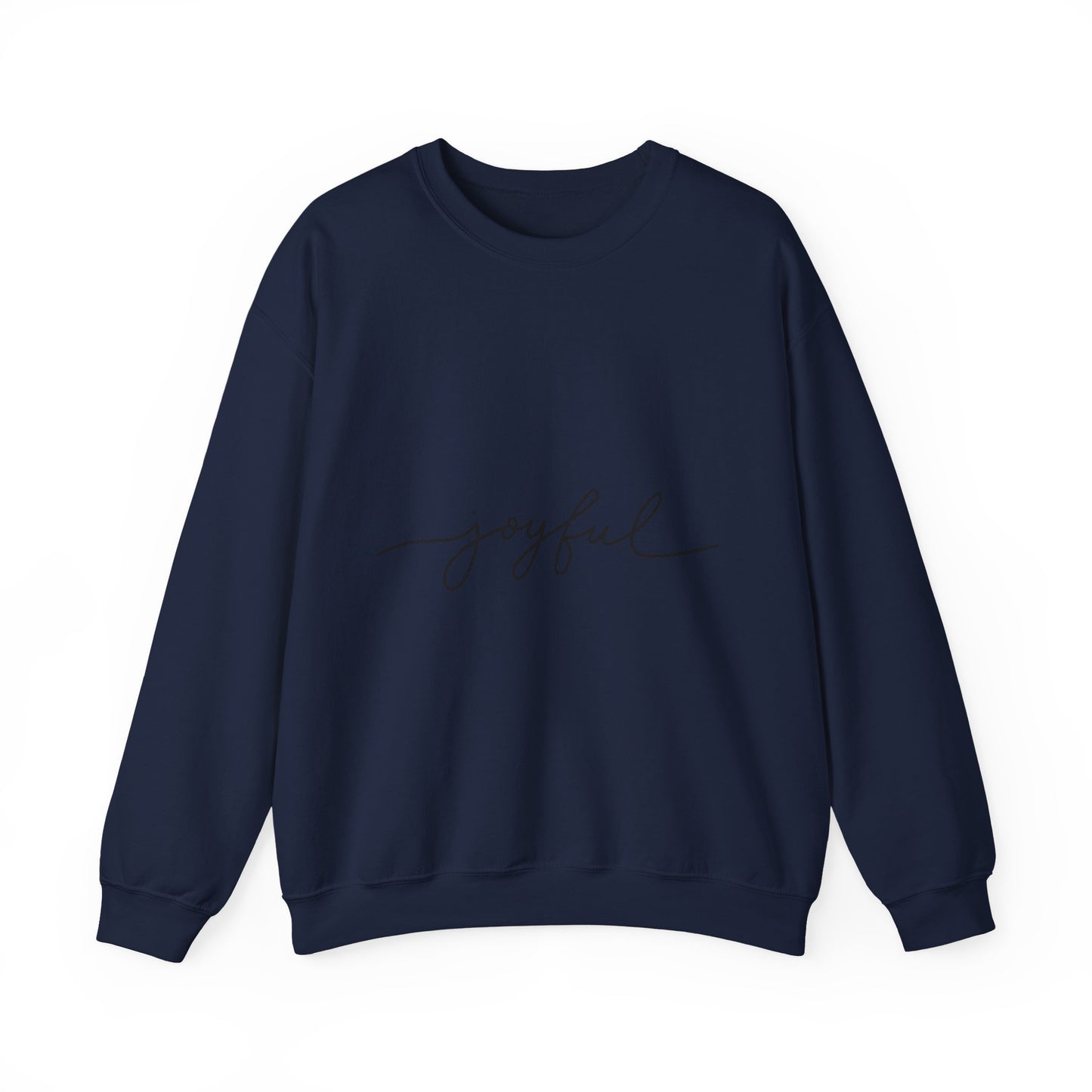 Joyful Unisex Crewneck Sweatshirt - Cozy and Inspirational