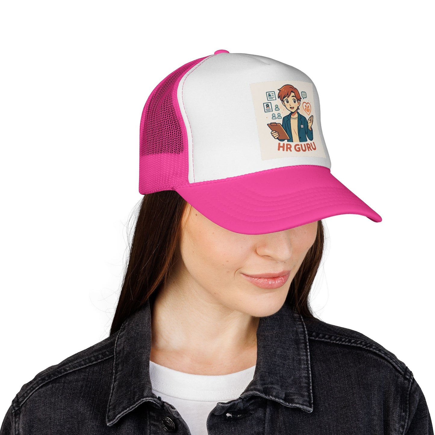 HR Guru Trucker Cap - Fun Hat for HR Professionals, Gift for Recruiters, Casual Wear, Employee Appreciation, Cap for Job Seekers