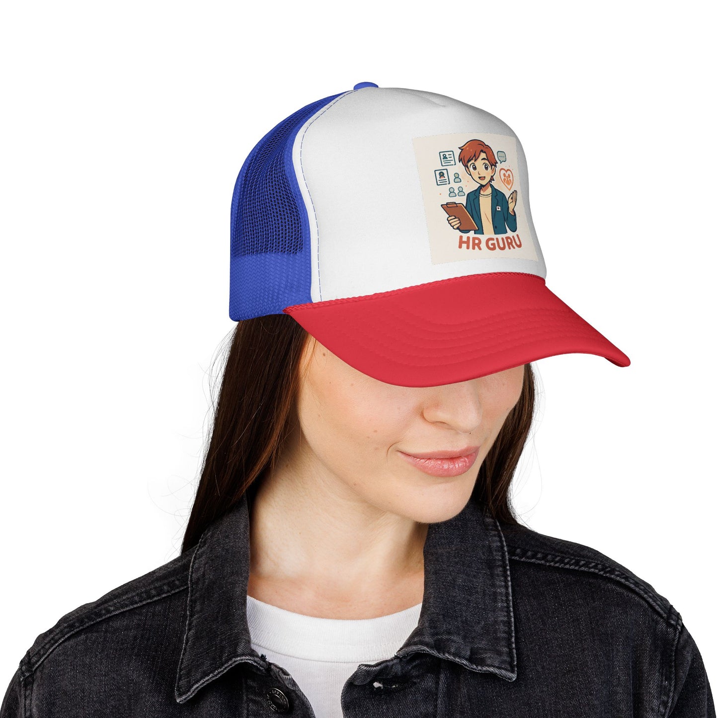HR Guru Trucker Cap - Fun Hat for HR Professionals, Gift for Recruiters, Casual Wear, Employee Appreciation, Cap for Job Seekers