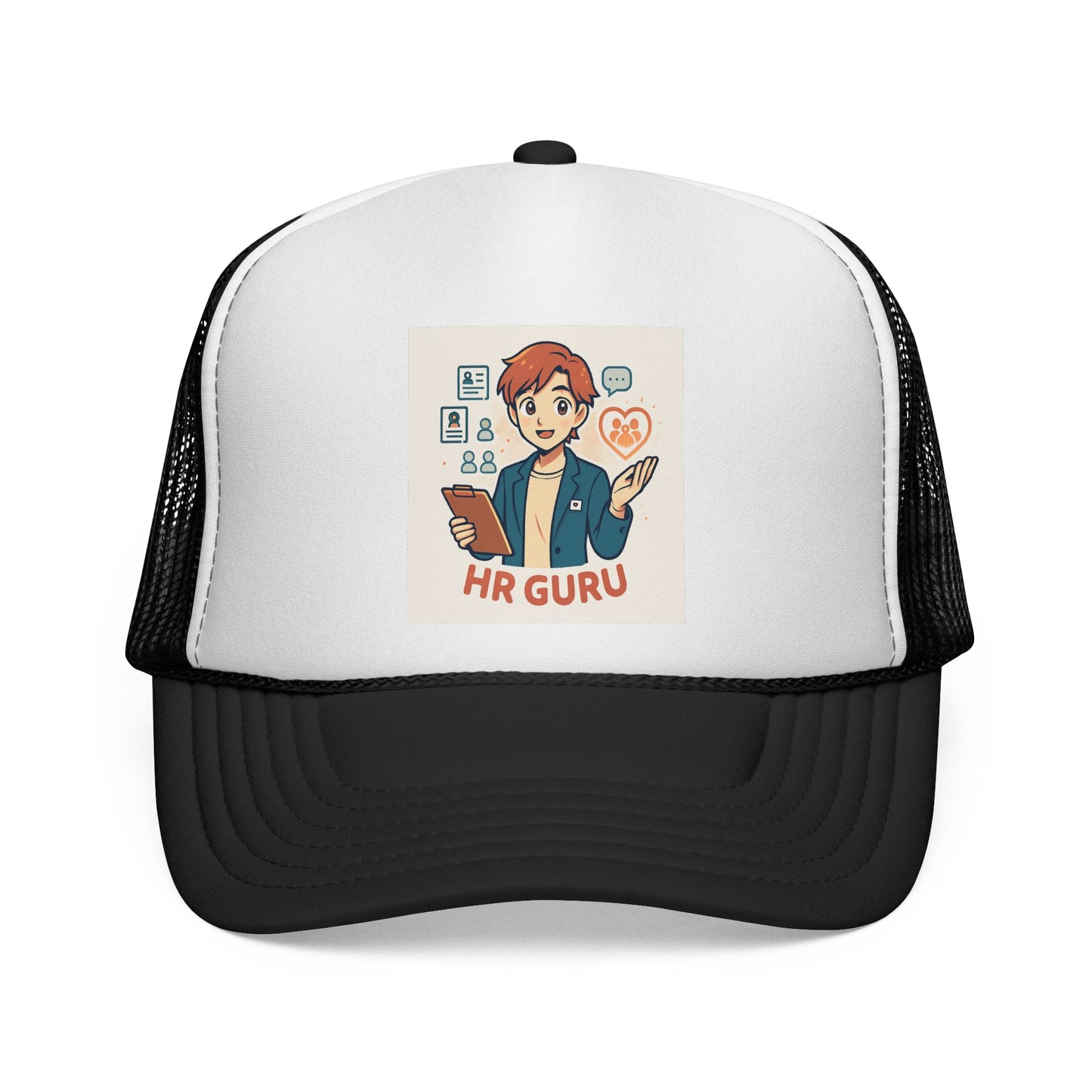 HR Guru Trucker Cap - Fun Hat for HR Professionals, Gift for Recruiters, Casual Wear, Employee Appreciation, Cap for Job Seekers