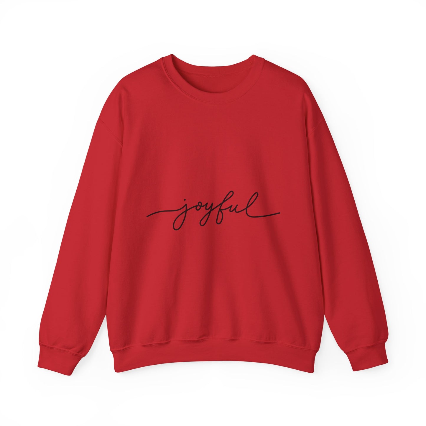 Joyful Unisex Crewneck Sweatshirt - Cozy and Inspirational