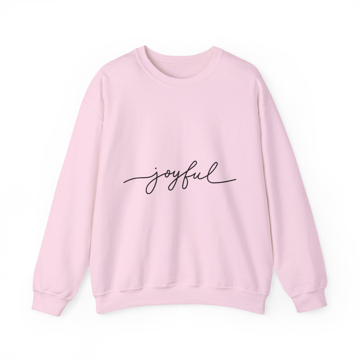 Joyful Unisex Crewneck Sweatshirt - Cozy and Inspirational