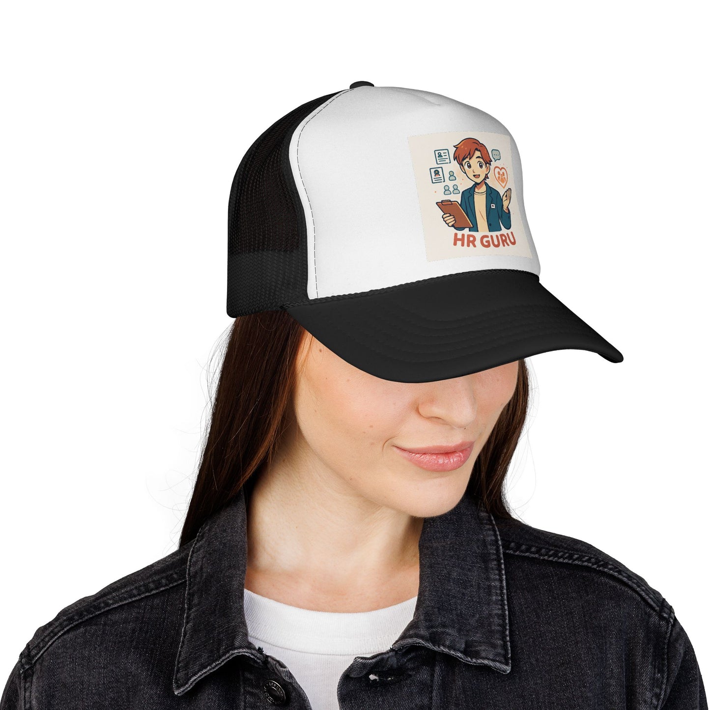 HR Guru Trucker Cap - Fun Hat for HR Professionals, Gift for Recruiters, Casual Wear, Employee Appreciation, Cap for Job Seekers