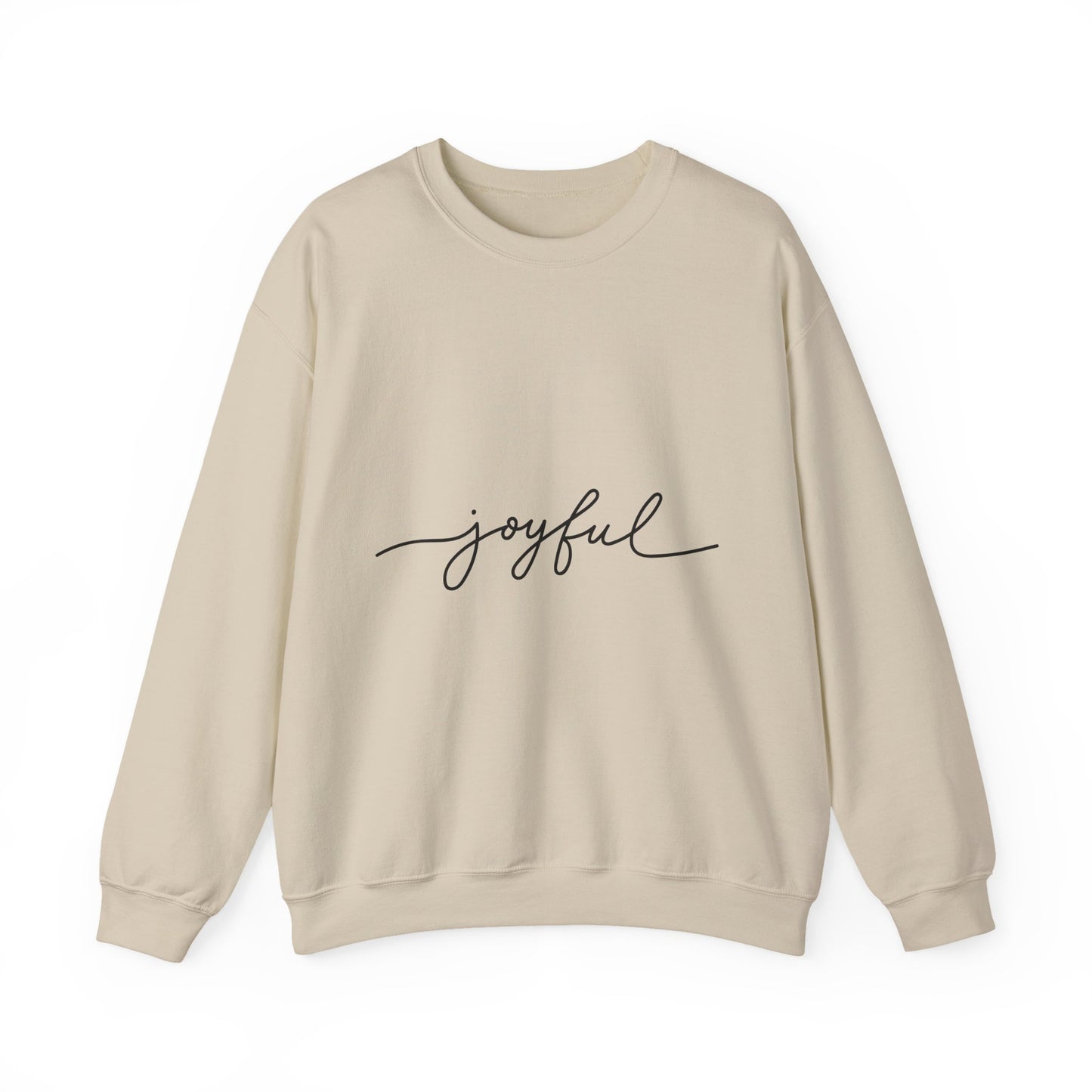Joyful Unisex Crewneck Sweatshirt - Cozy and Inspirational