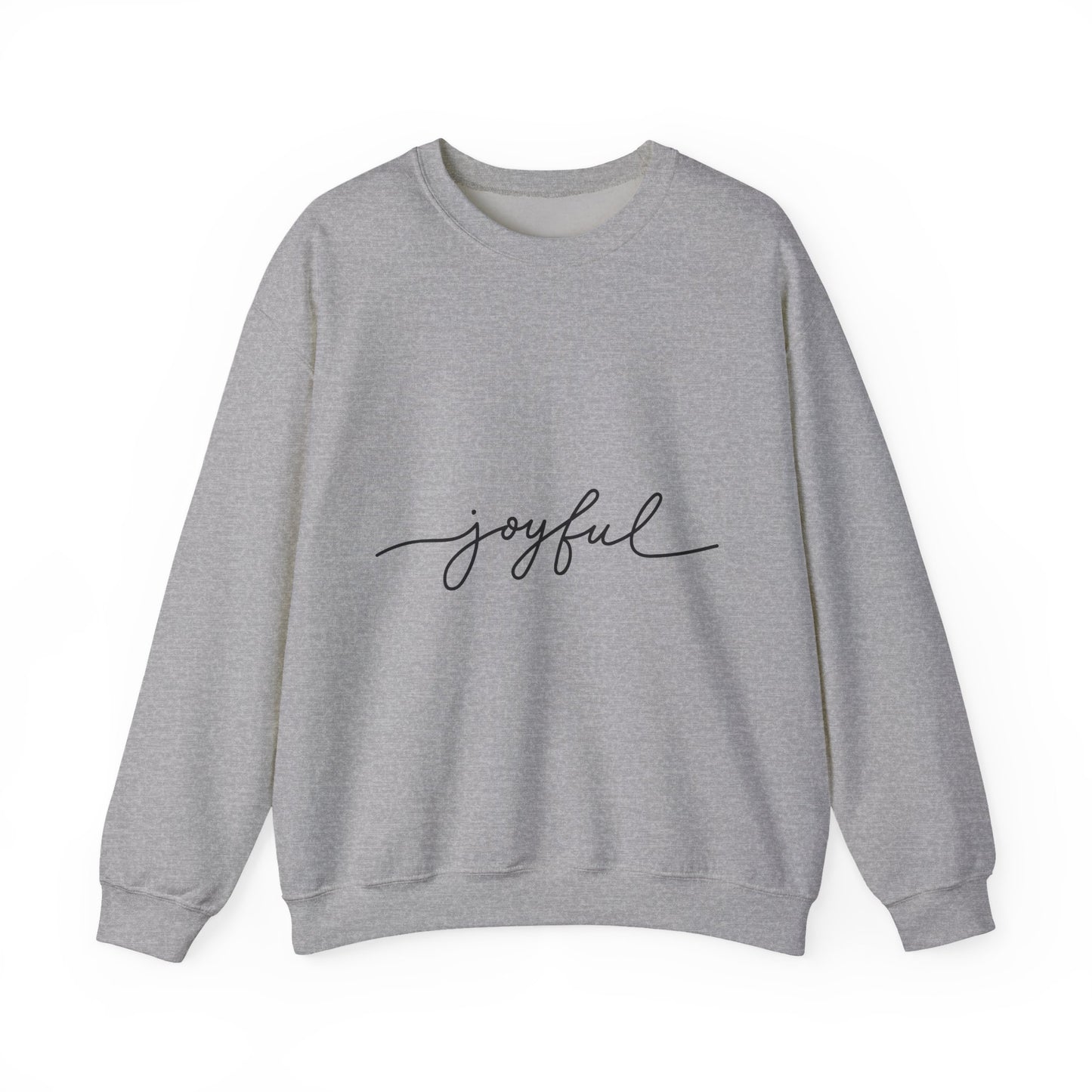 Joyful Unisex Crewneck Sweatshirt - Cozy and Inspirational