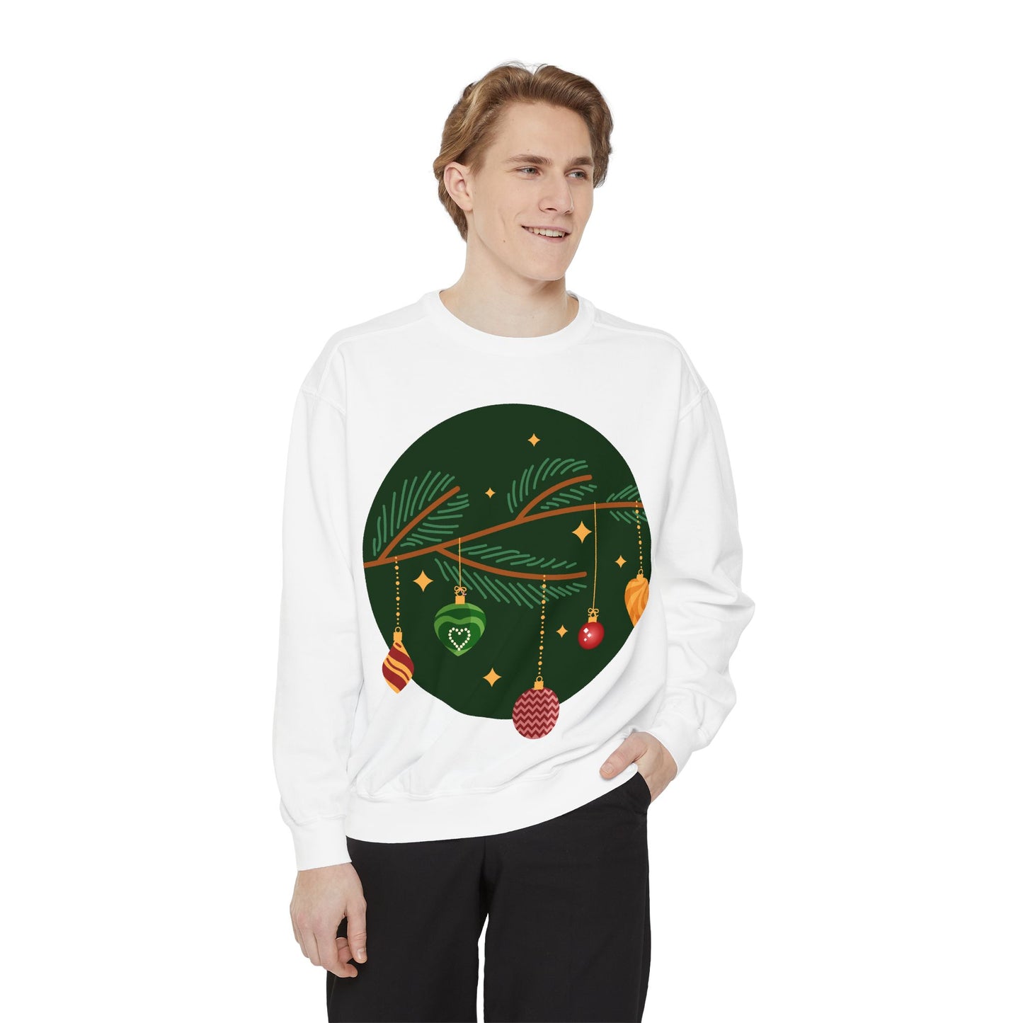 Holiday Ornaments Sweatshirt